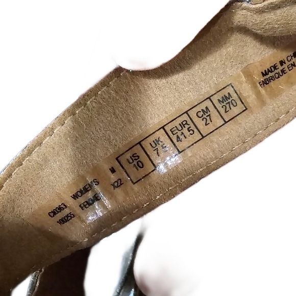 Rockport Women's Ridge Asymmetrical Metallic Sandals - Picture 6 of 8